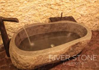 River Stone Bathtub